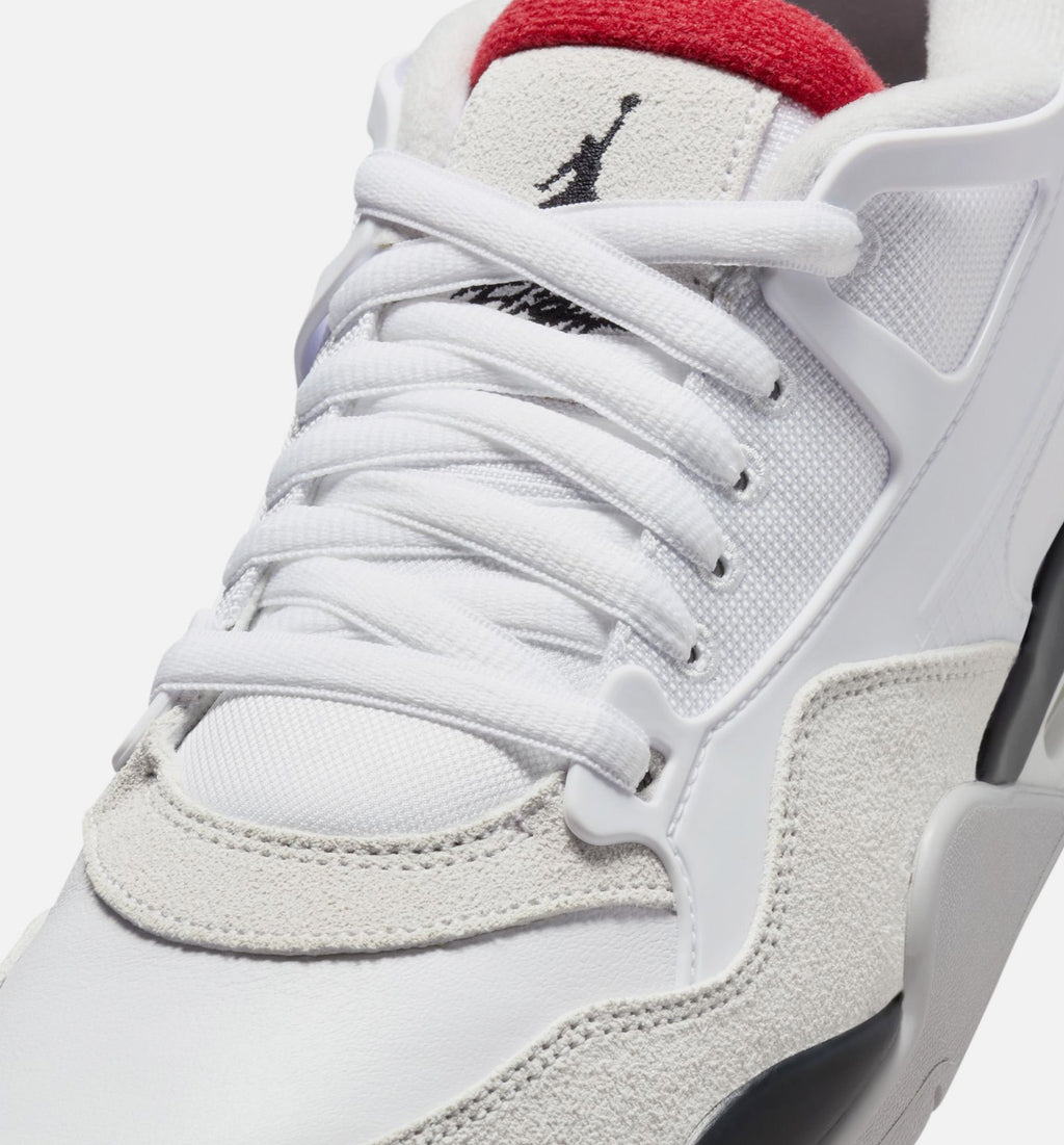 Air Jordan 4 RM Men's Shoe – White/Black/Neutral Grey/Varsity Red