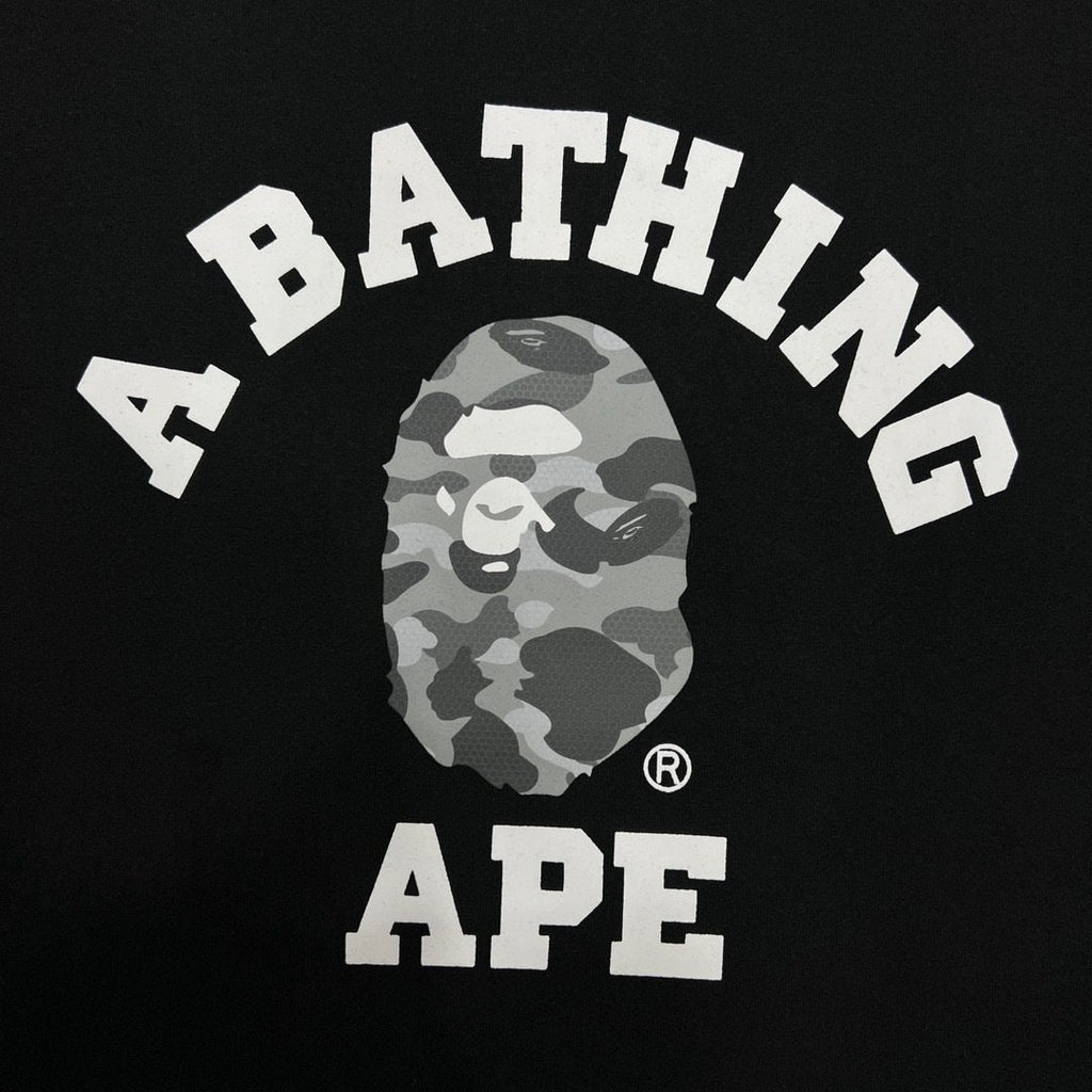 BAPE Grey Camo Ape Head Graphic T-Shirt